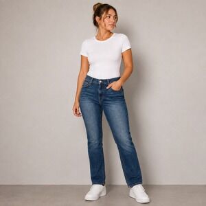Principle Denim Innovators Straight Leg Jeans Medium Wash American Made Size 30